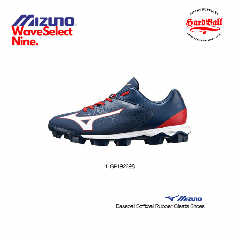 Sepatu Mizuno Wave Select Nine 11GP192298 Baseball Softball Rubber