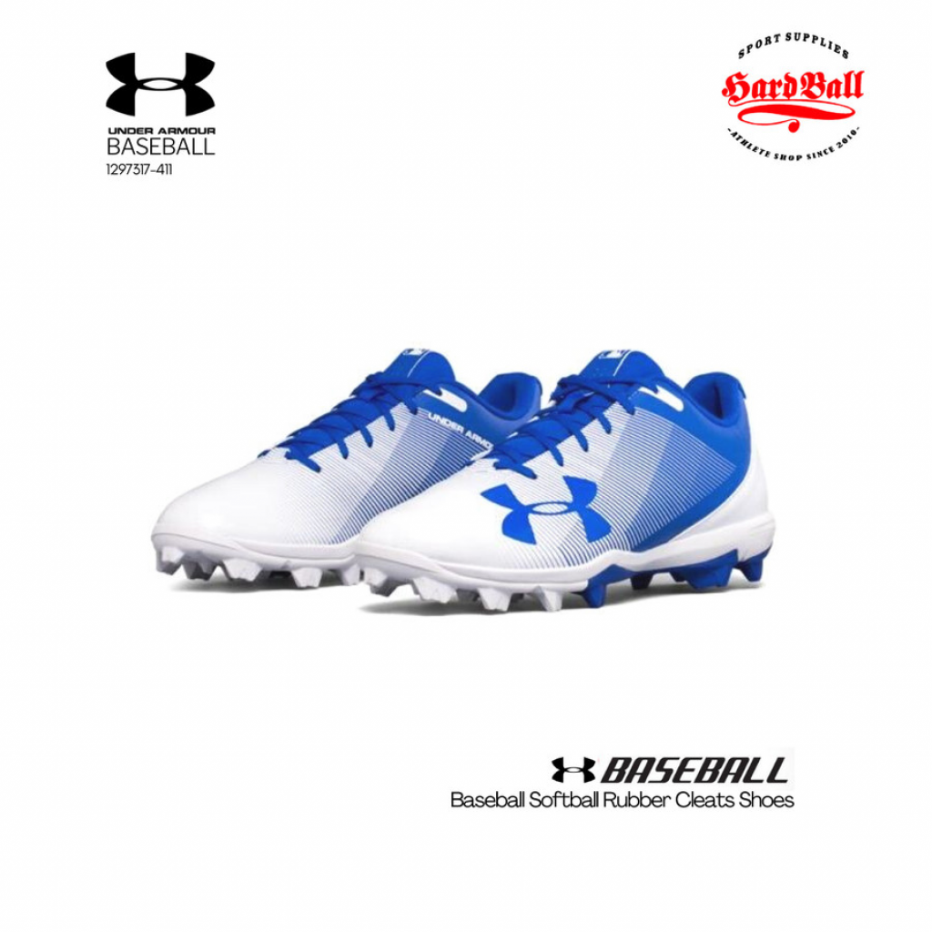 Sepatu Under Armour Leadoff 1297317-411 Baseball Softball Rubber