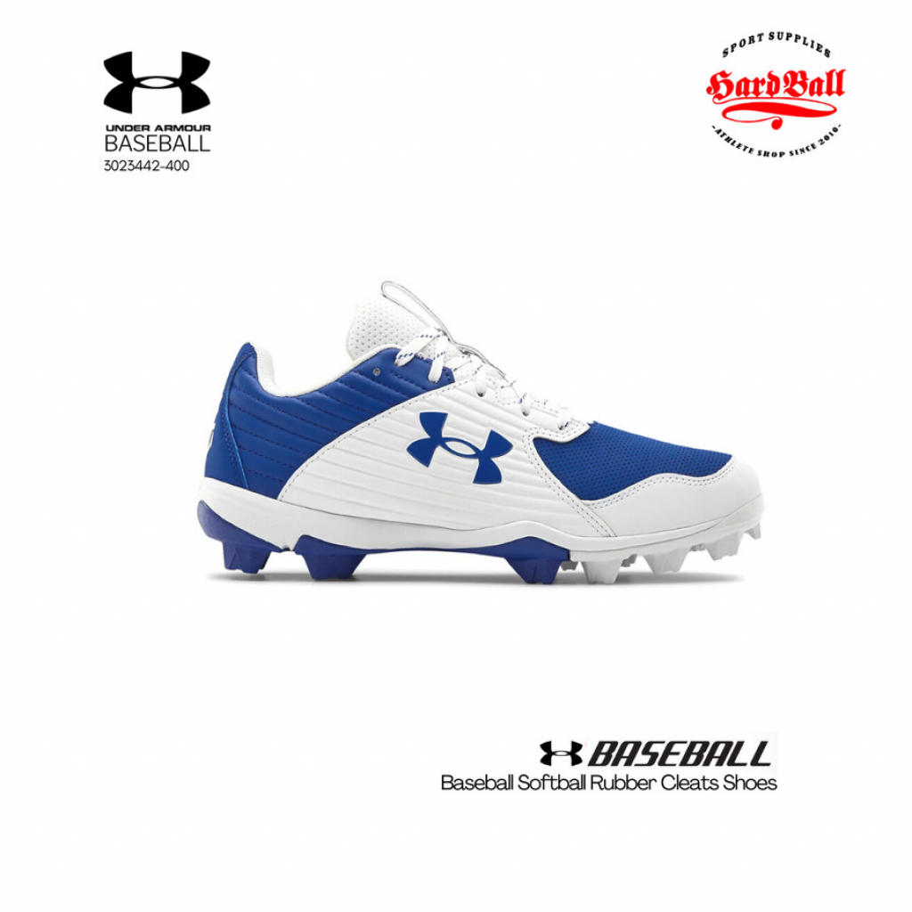 Sepatu Under Armour Leadoff 3023442-400 Baseball Softball Rubber