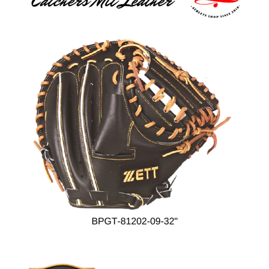 Glove Baseball Softball ZETT Catcher Mit 32" BPGT-81202 Leather