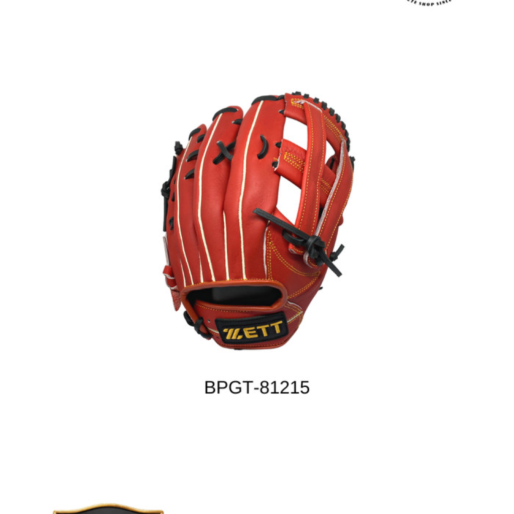 Glove Softball & Baseball ZETT 12" Inch BPGT-81215 Red