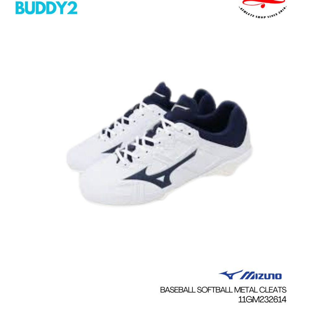 Sepatu Baseball Softball Mizuno Lightrevo Buddy 2 11GM232614 Metal Cleats