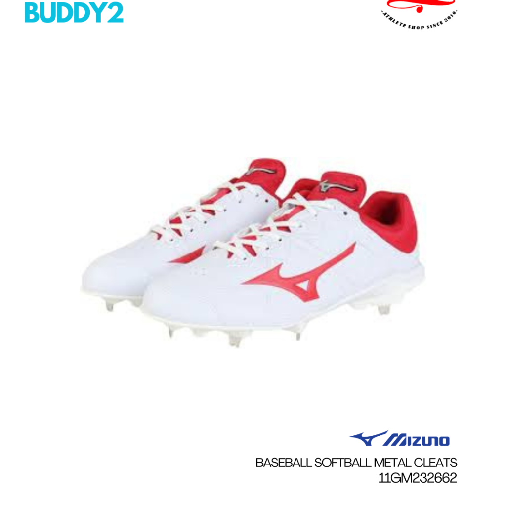 Sepatu Baseball Softball Mizuno Lighrevo Buddy 2 11GM232662 Metal Cleats