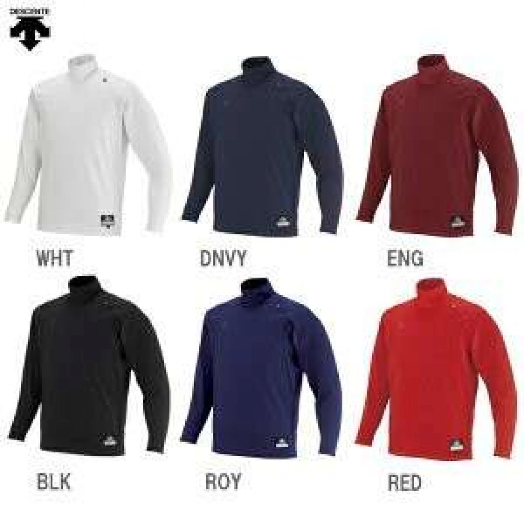 Kaos Inner H-Neck STD 653 Tangan Panjang Long Sleeves Descente